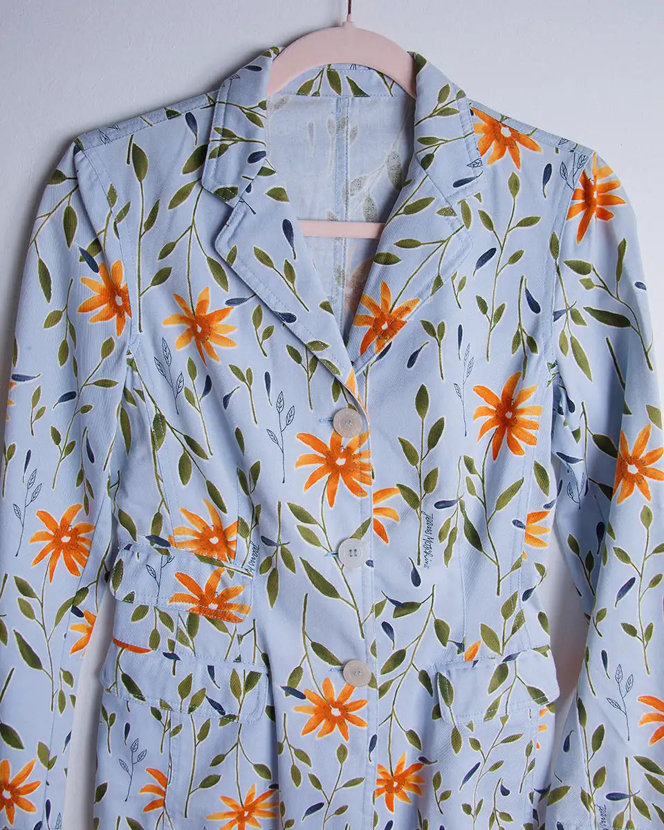 Giacca Moschino vintage a fiori
