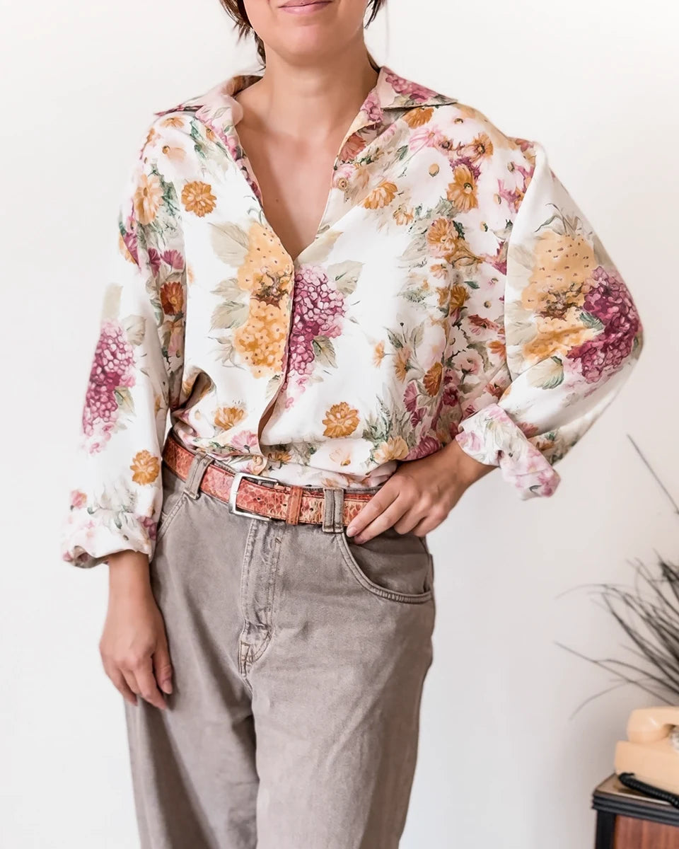 Camicia vintage floreale anni '80