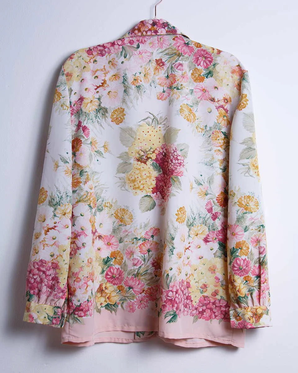 Camicia vintage floreale anni '80