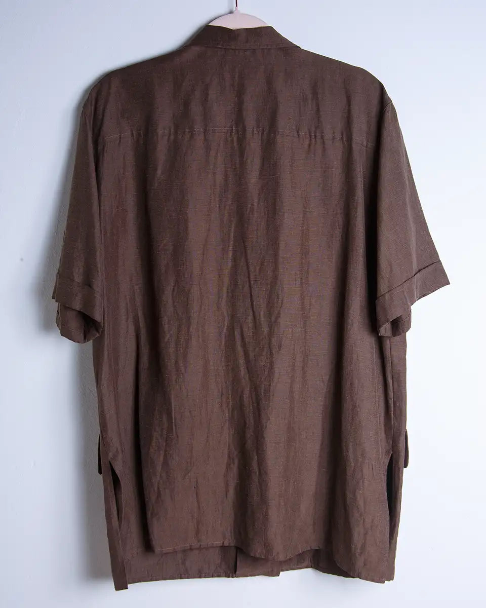 Camiciona_vintage_Marrone_Oversize_RETRO