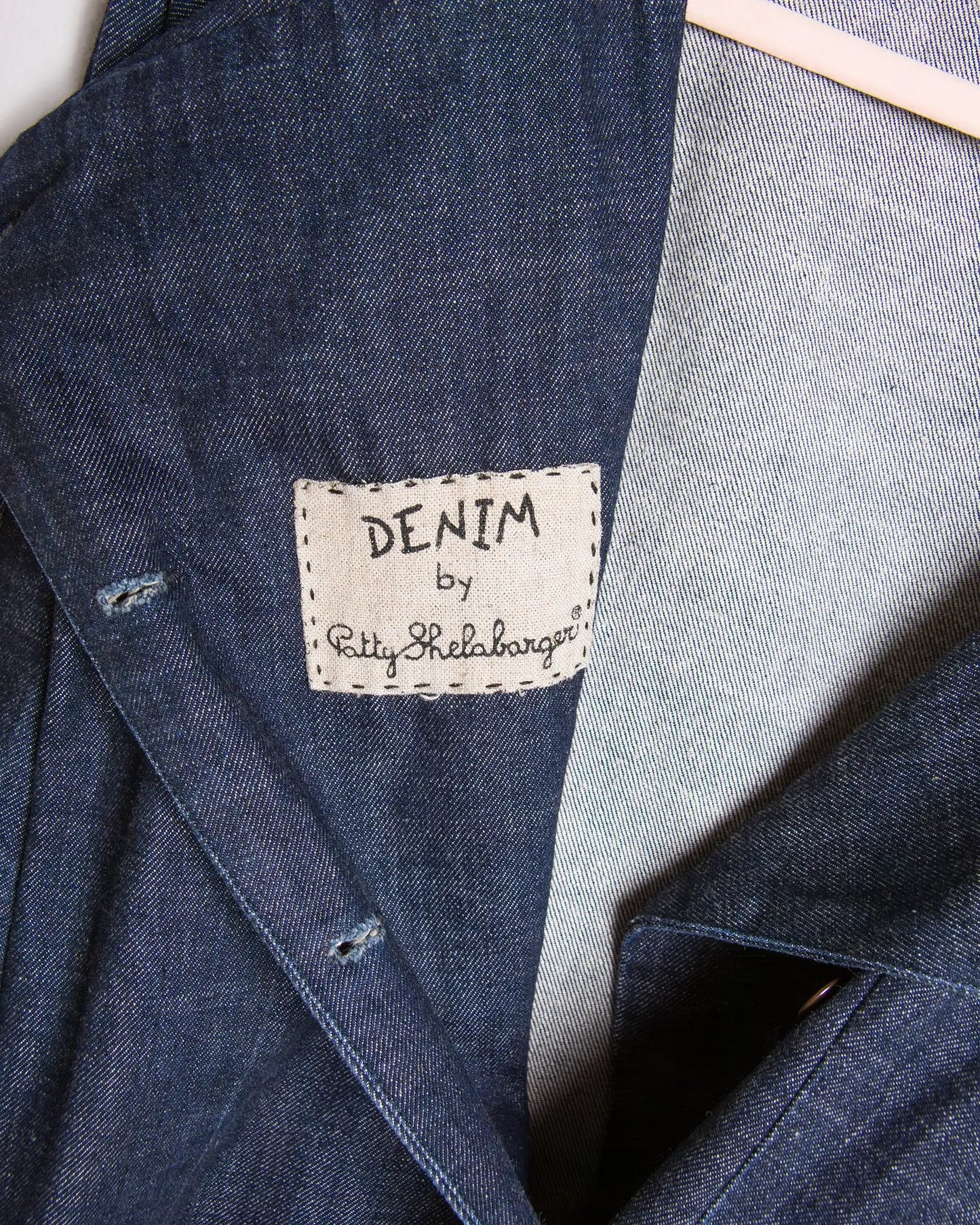 Cappottino denim donna robe-manteau Patty Shelabarger S