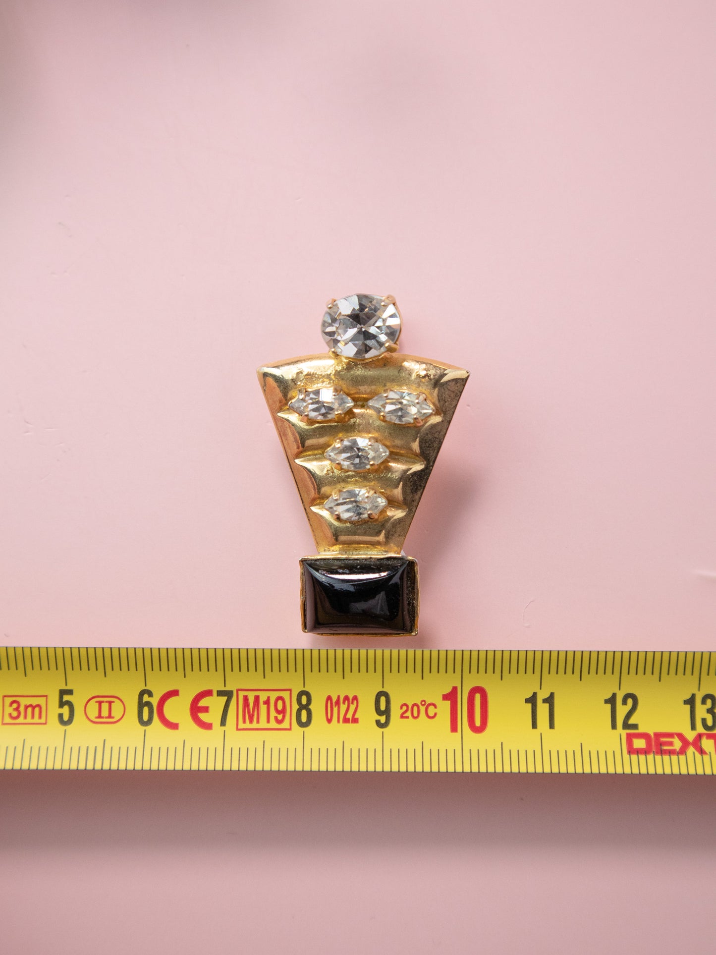 Orecchini geometrici in stile anni '20 per foro all'orecchio Rivesty Vintage