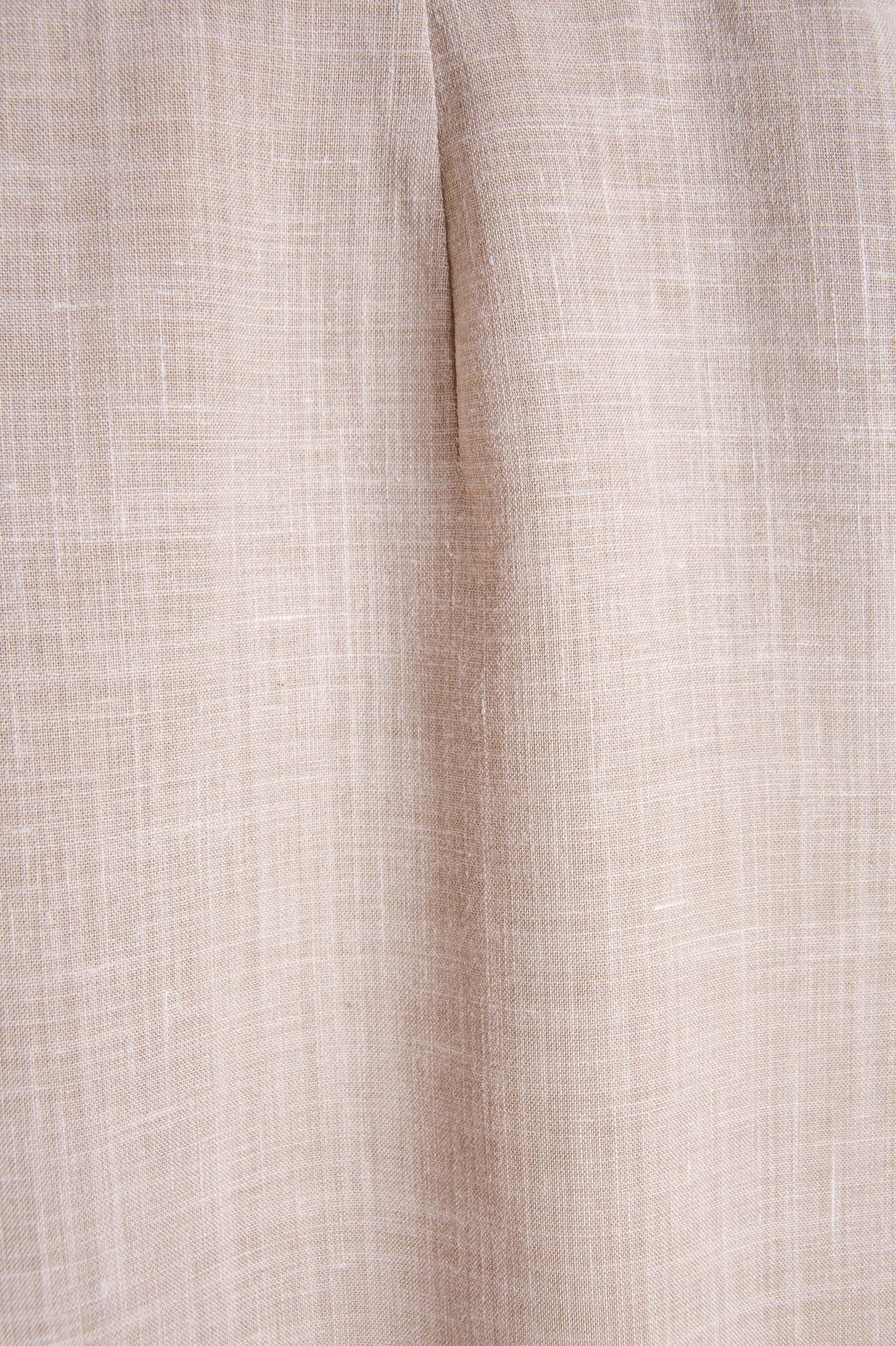 Pantaloni vintage sartoriali a sigaretta in lino beige – Taglia media | Rivesty Vintage