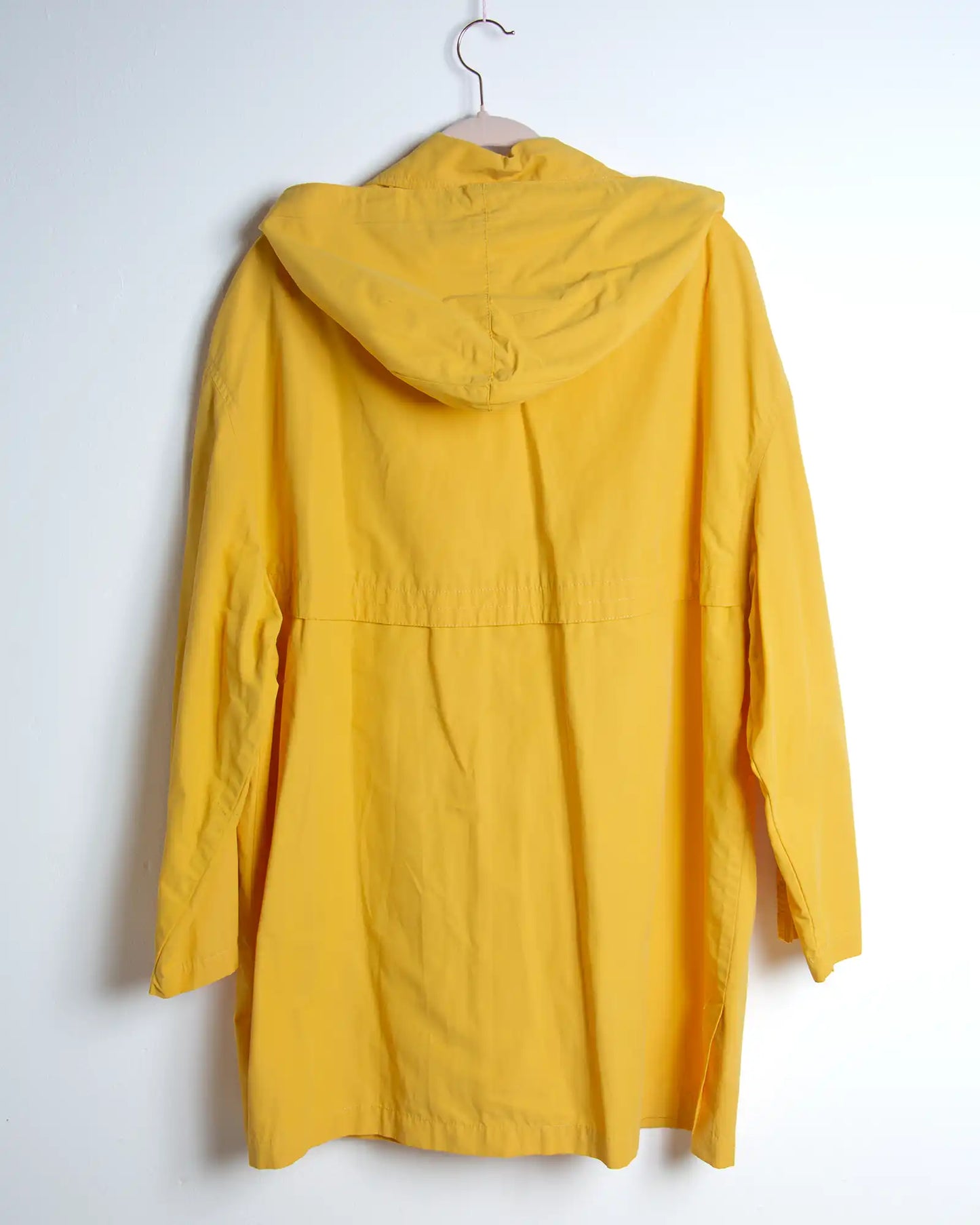 Parka giallo da donna leggero in cotone – Mary Anne Made in Italy