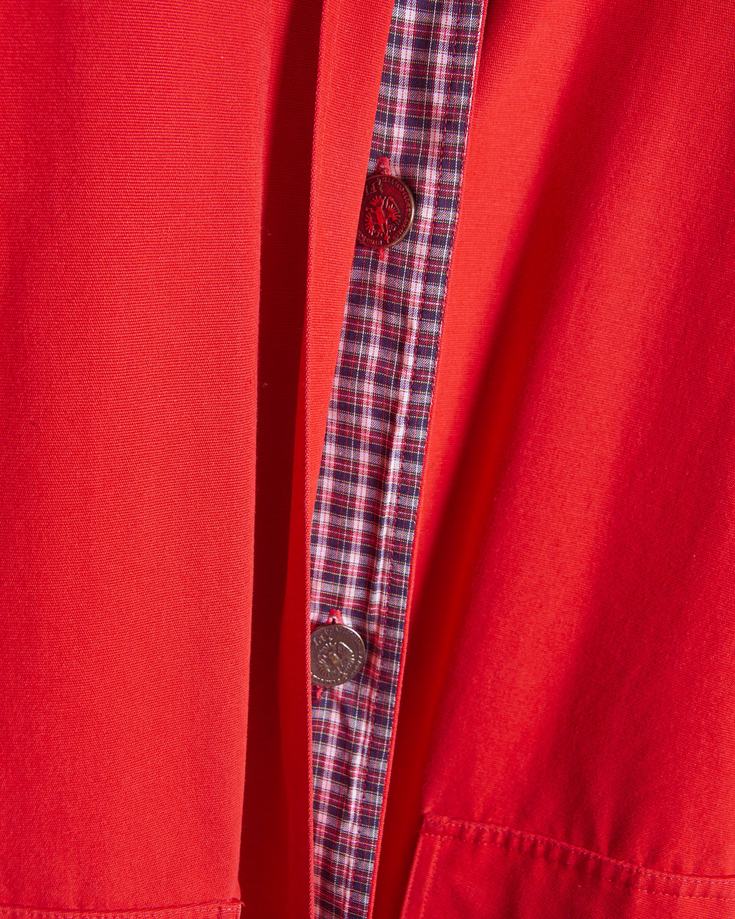 Trench rosso donna cotone taglia 42 – Made in Italy