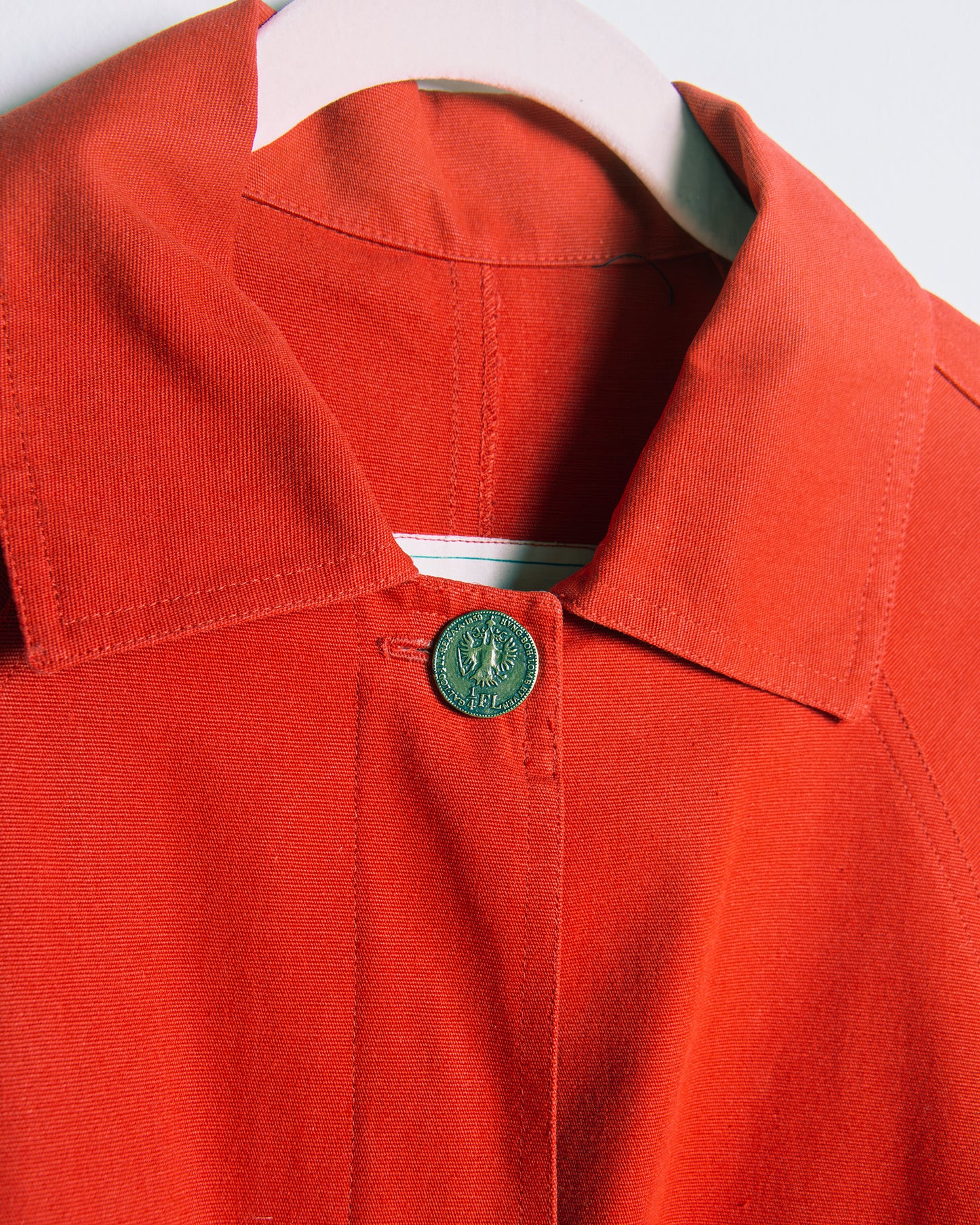 Trench rosso donna cotone taglia 42 – Made in Italy