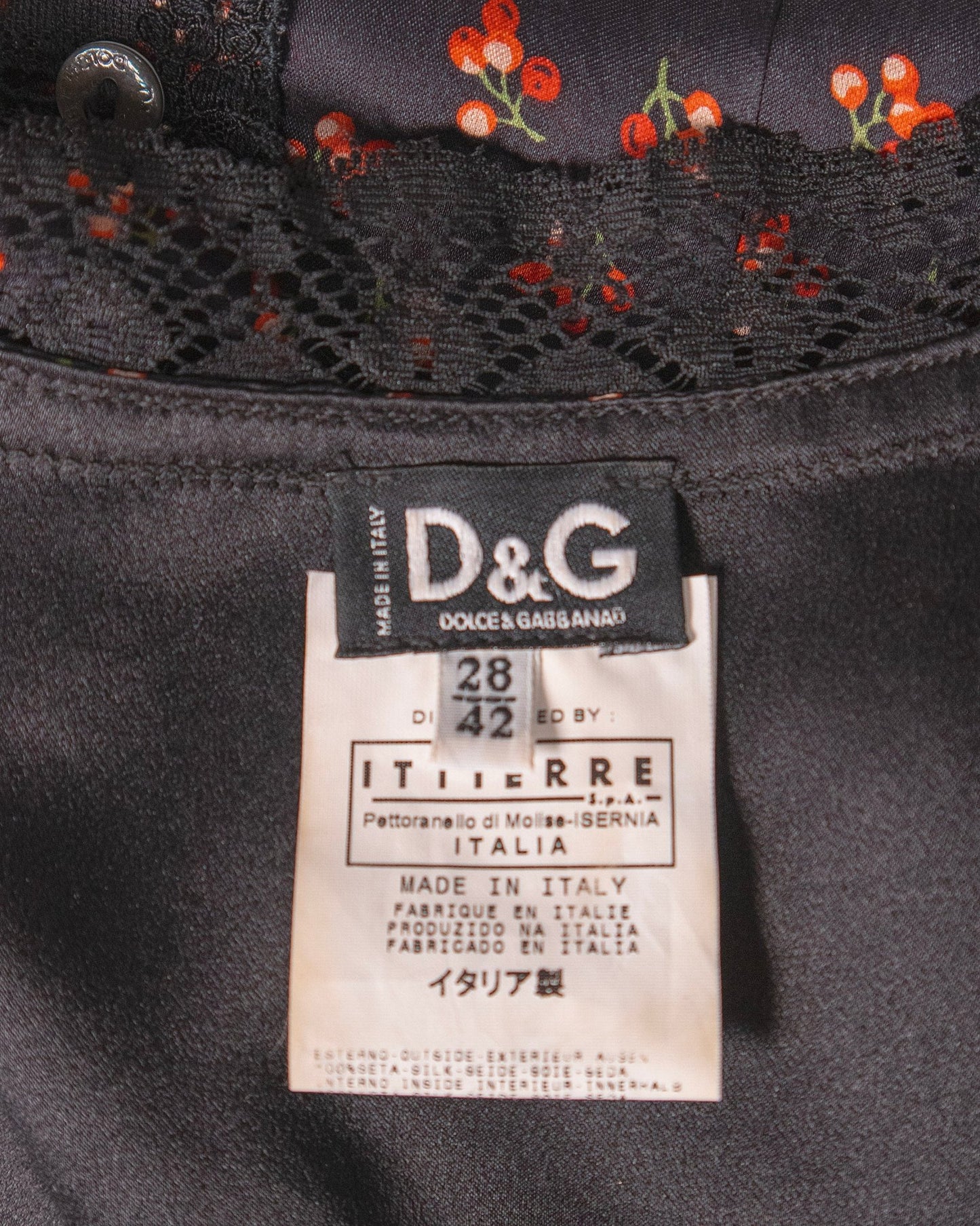 Abito in seta Dolce & Gabbana - abbigliamento vintage Rivesty