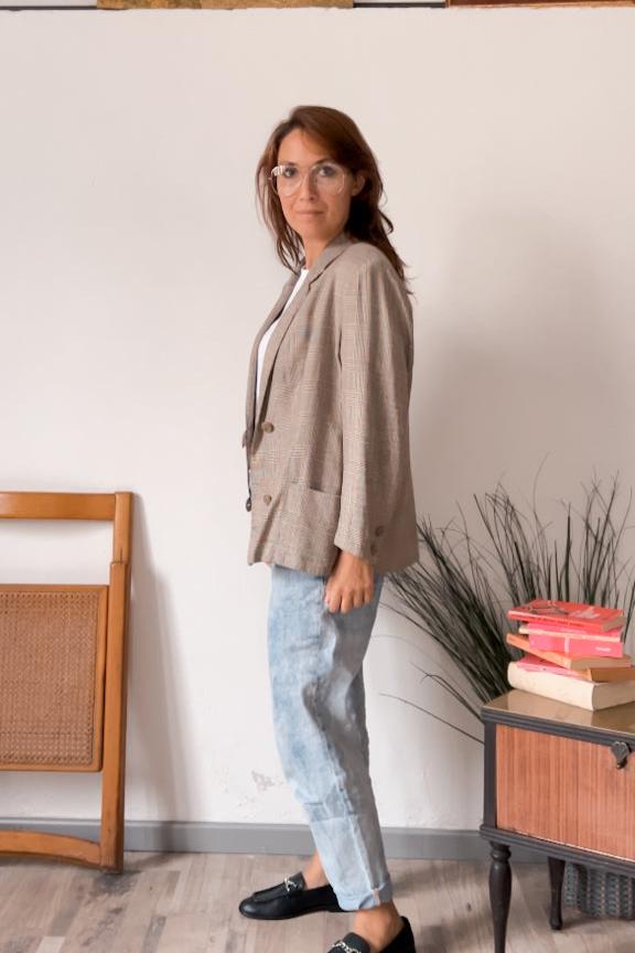Blazer vintage sartoriale - abbigliamento vintage Rivesty