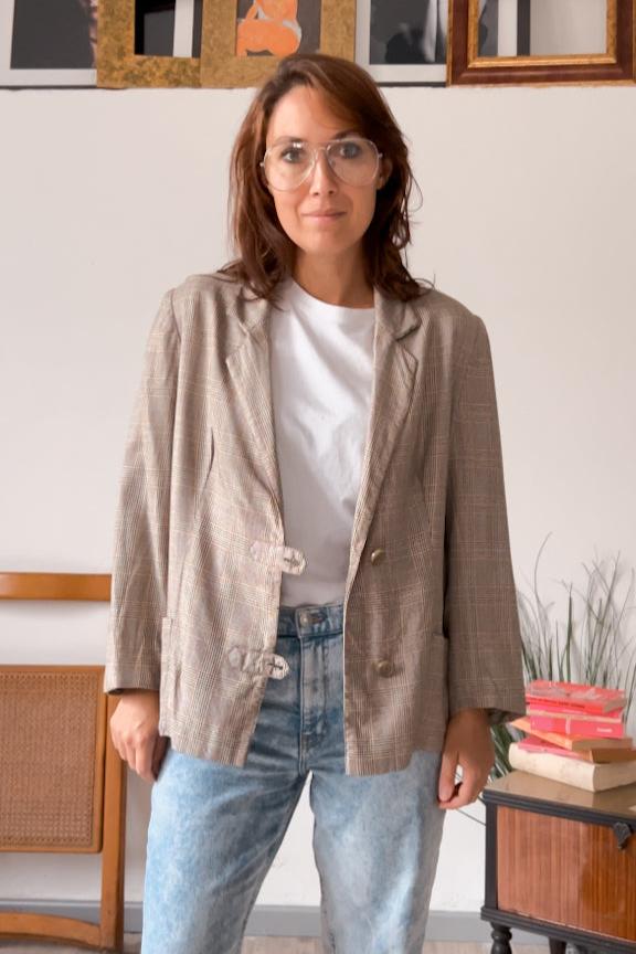 Blazer vintage sartoriale - abbigliamento vintage Rivesty