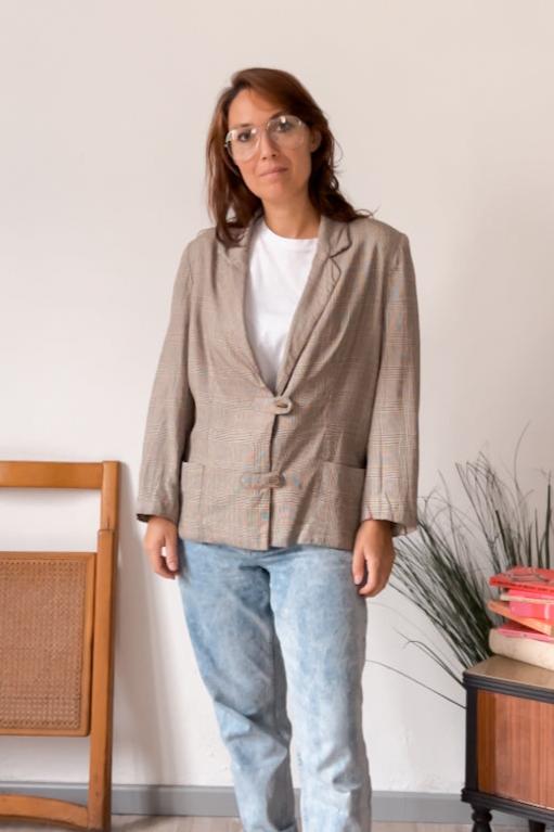 Blazer vintage sartoriale - abbigliamento vintage Rivesty