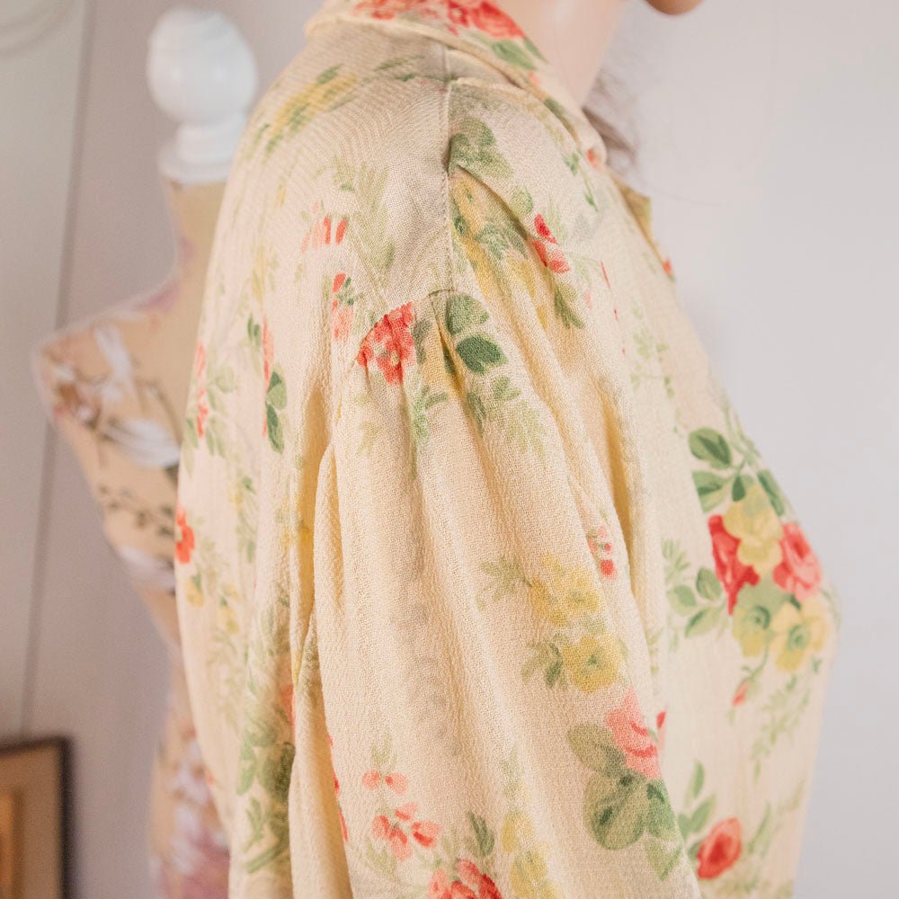 Camicia vintage a fiori - abbigliamento vintage Rivesty