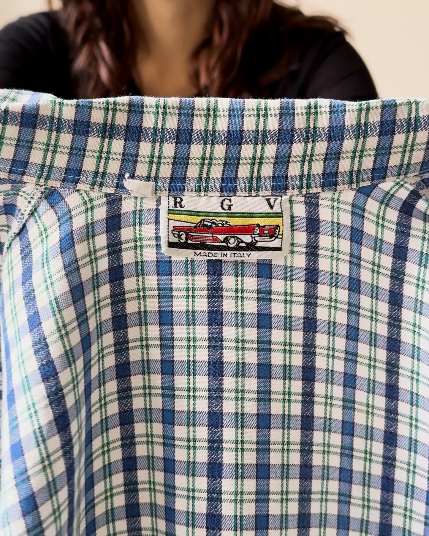 Camicia Vintage a Quadri anni 90 - abbigliamento vintage Rivesty