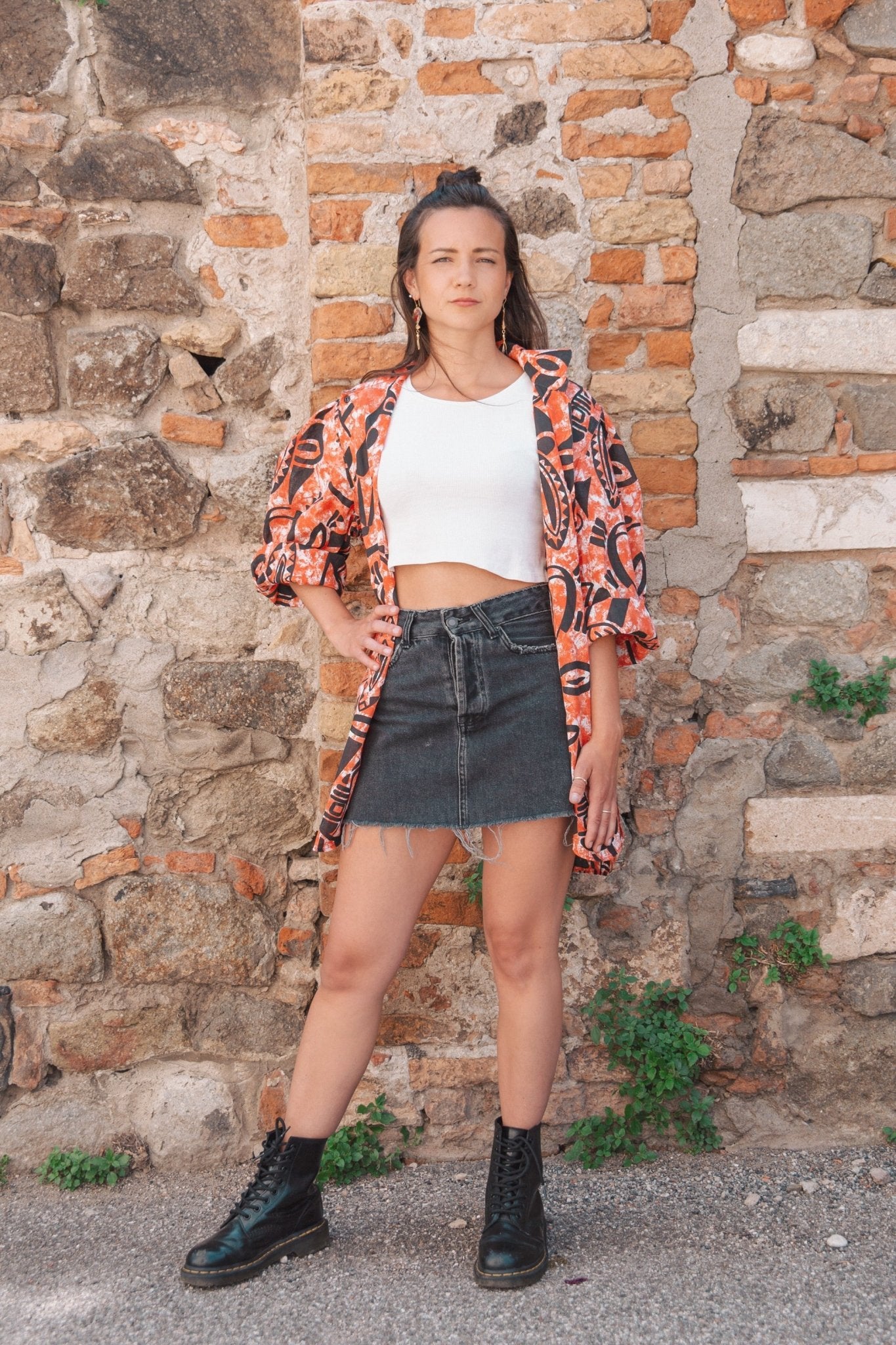 Camiciona oversize anni ‘80 - abbigliamento vintage Rivesty