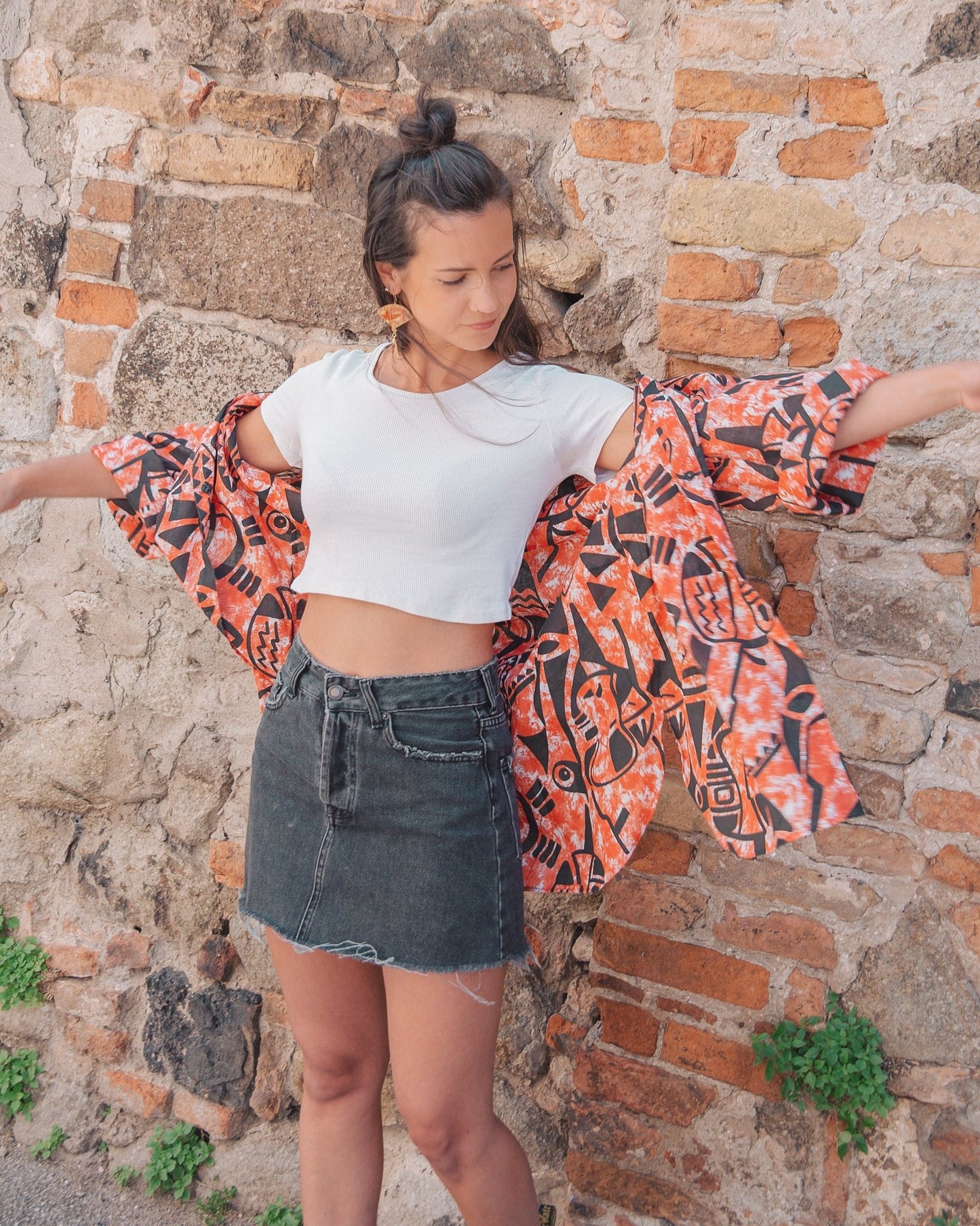 Camiciona oversize anni ‘80 - abbigliamento vintage Rivesty