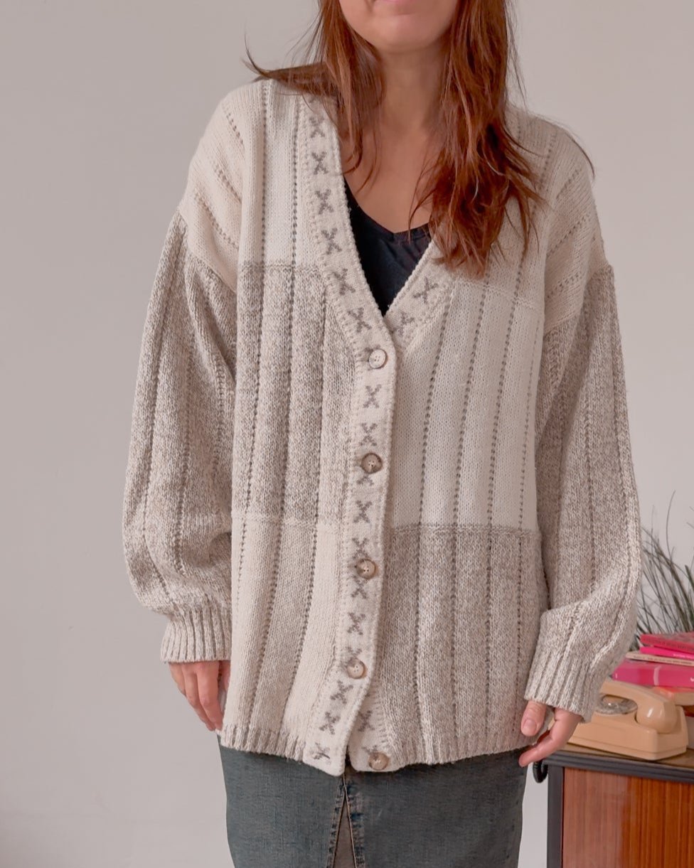 Cardigan vintage in lana Ideally Yours by Manuele - abbigliamento vintage Rivesty