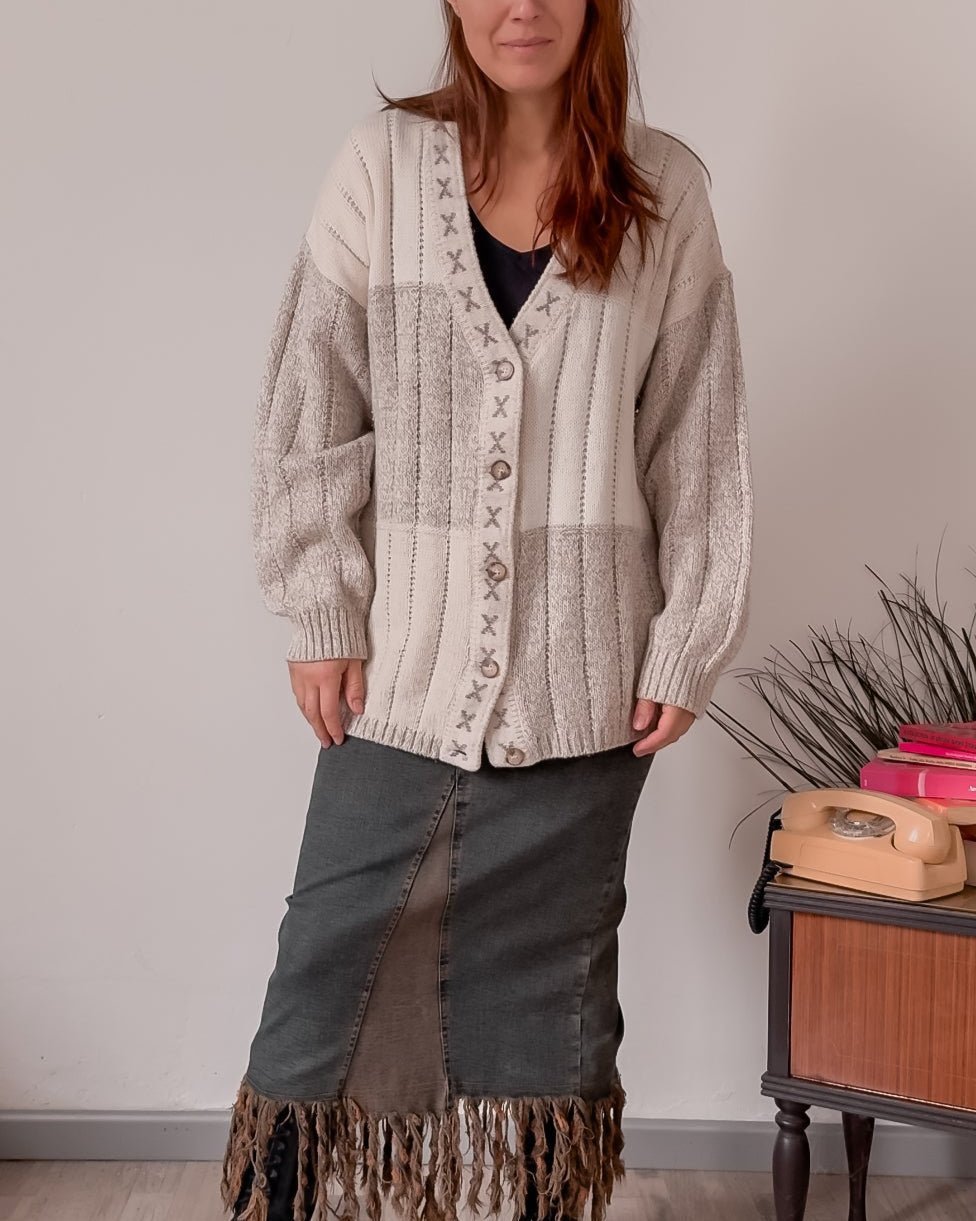 Cardigan vintage in lana Ideally Yours by Manuele - abbigliamento vintage Rivesty
