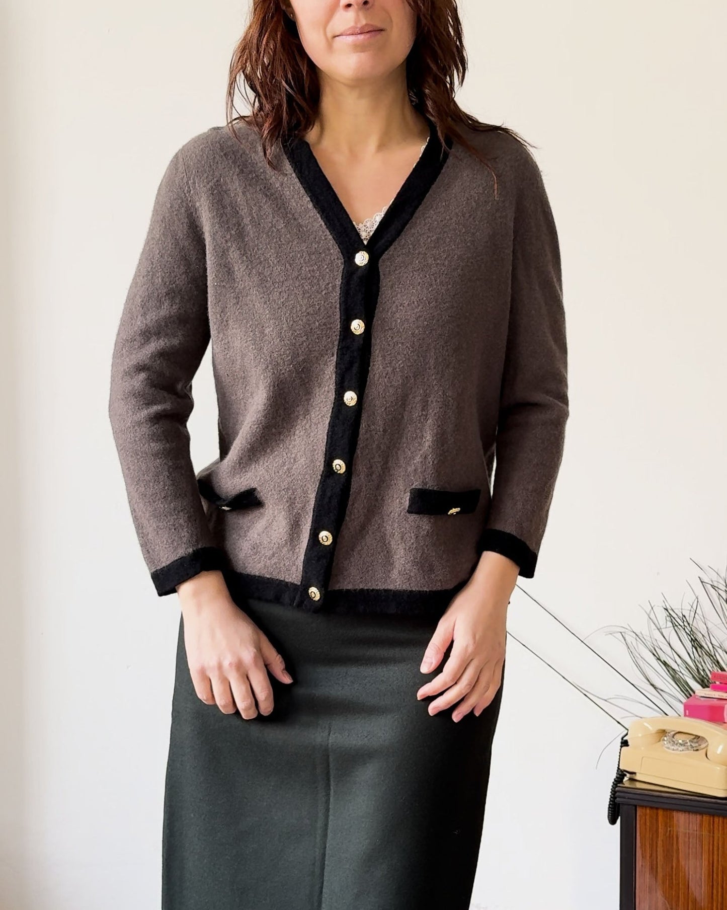Cardigan Vintage Luisa Spagnoli – Eleganza senza tempo - abbigliamento vintage Rivesty
