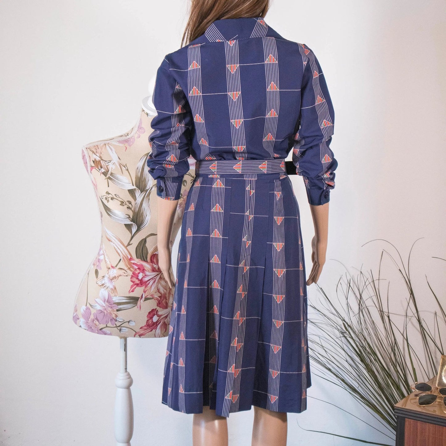 Completo camicia e gonna vintage anni ‘80 - abbigliamento vintage Rivesty