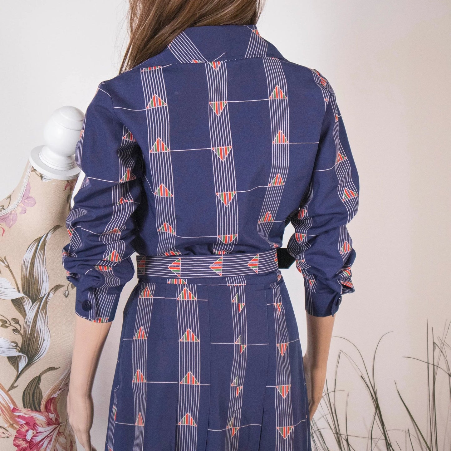 Completo camicia e gonna vintage anni ‘80 - abbigliamento vintage Rivesty