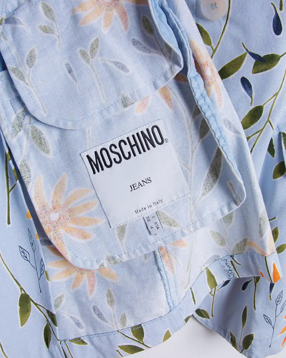 etichetta Moschino Jeans giacca vintage
