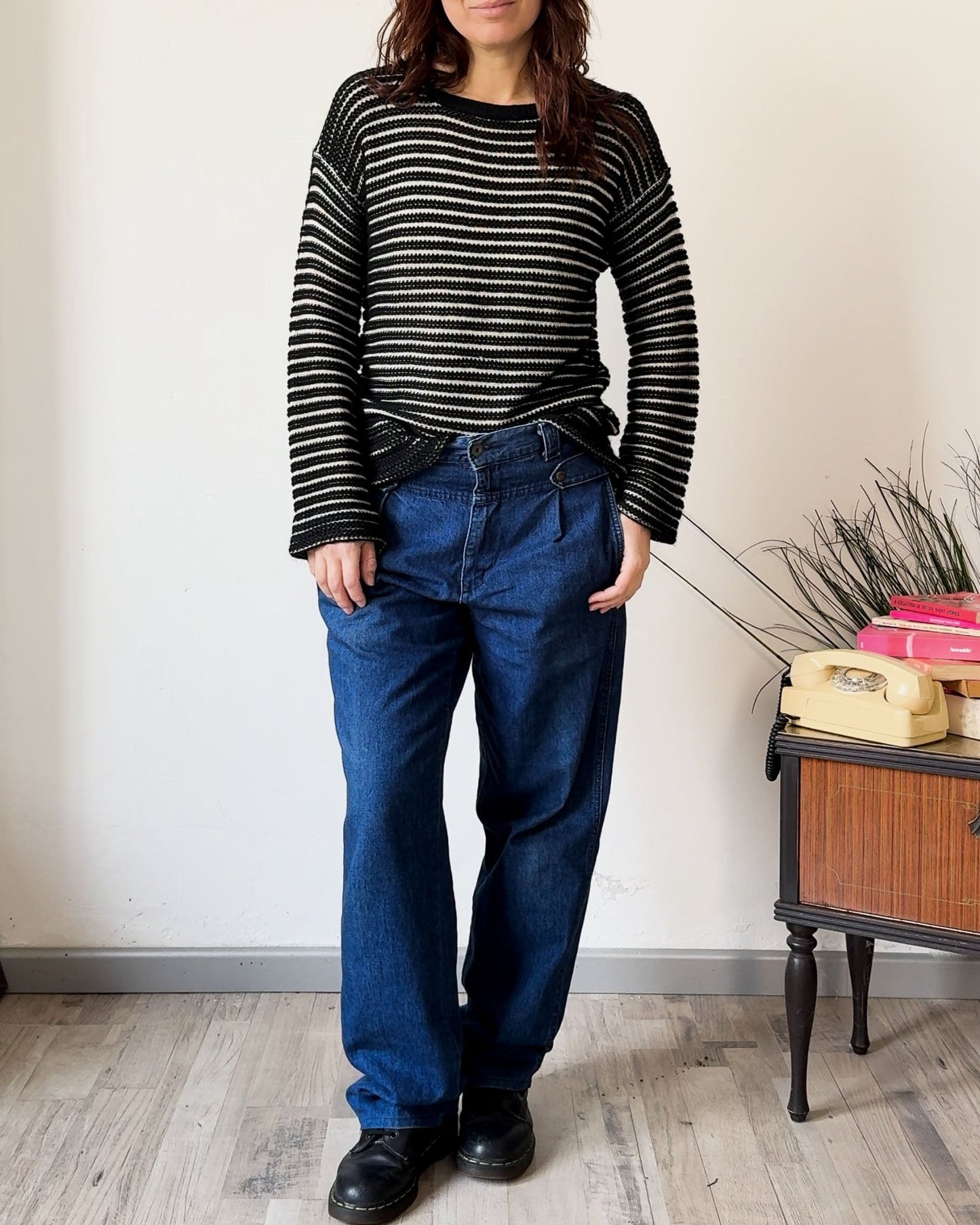 Maglia Vintage a Righe – Stile Iconico - abbigliamento vintage Rivesty