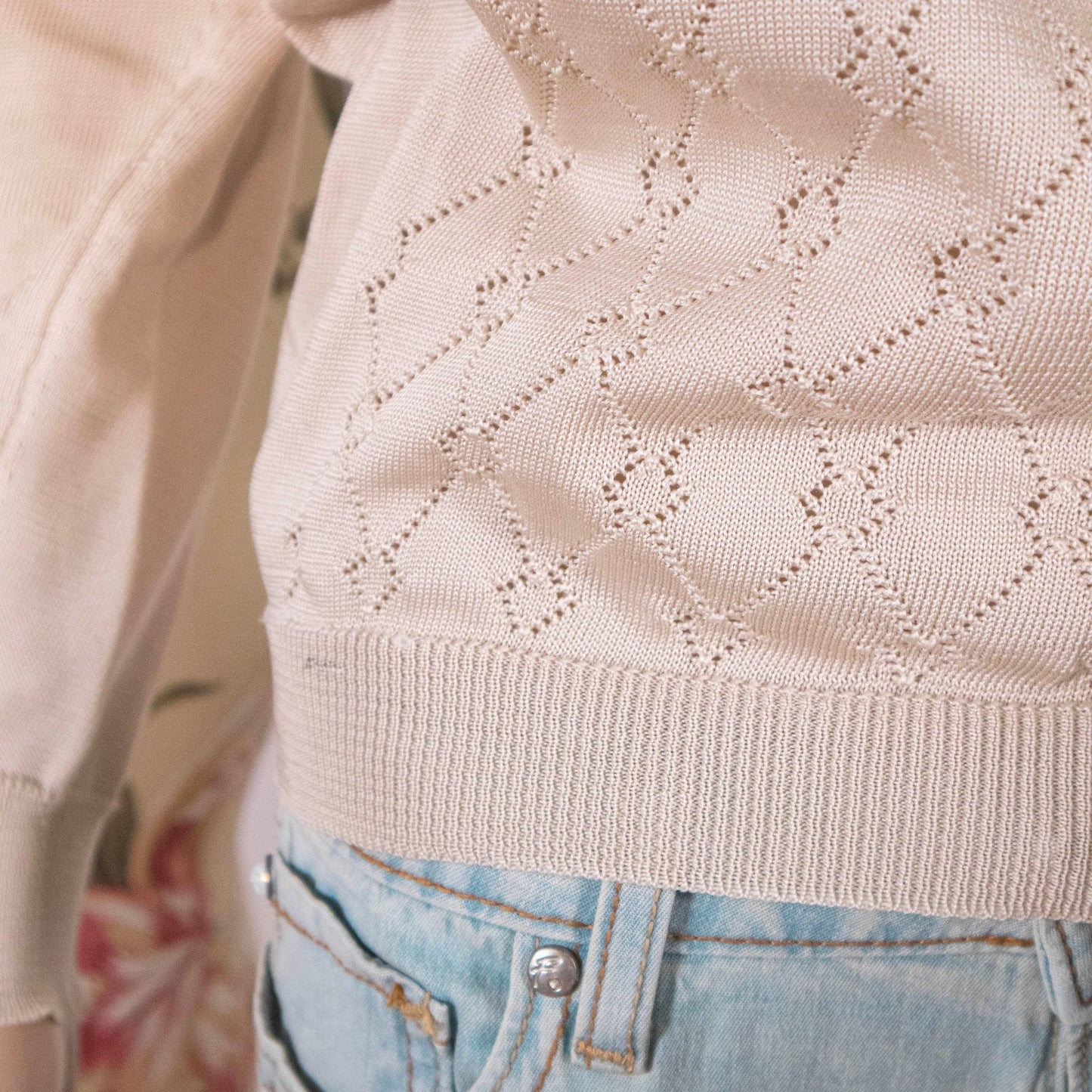 Maglioncino in stile anni β80 - abbigliamento vintage Rivesty