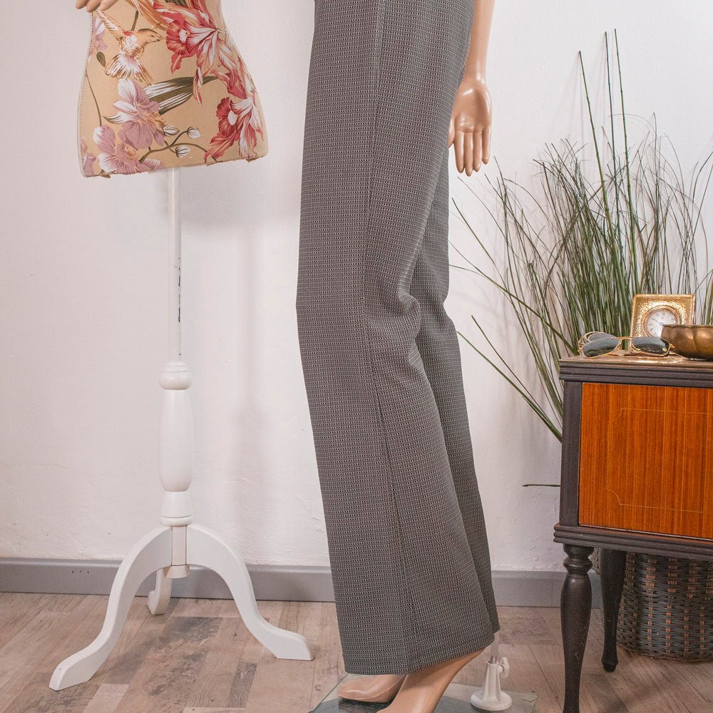 Pantaloni Onyx a zampa - abbigliamento vintage Rivesty