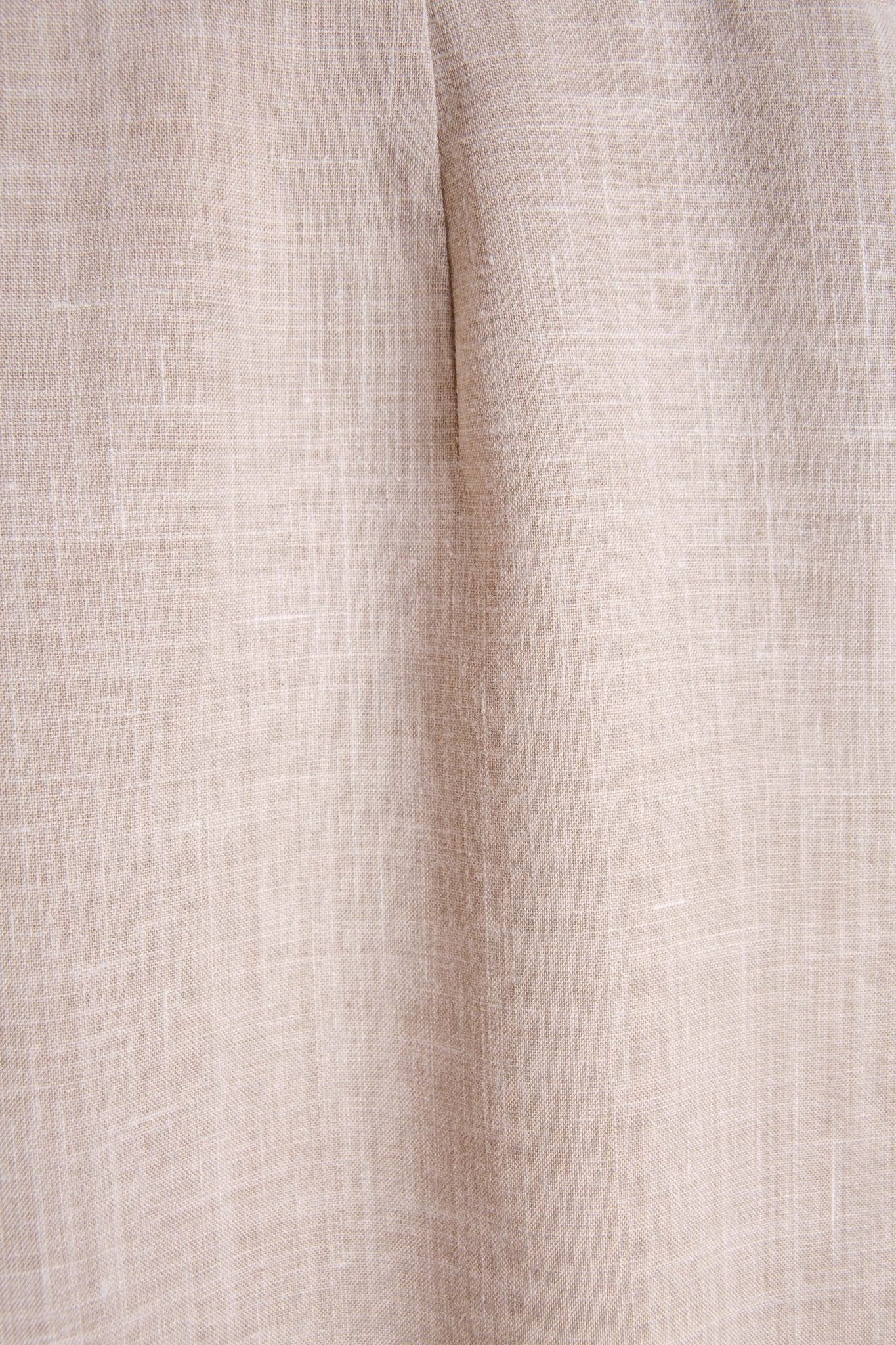 Pantaloni vintage sartoriali a sigaretta in lino beige – Taglia media | Rivesty Vintage - abbigliamento vintage Rivesty