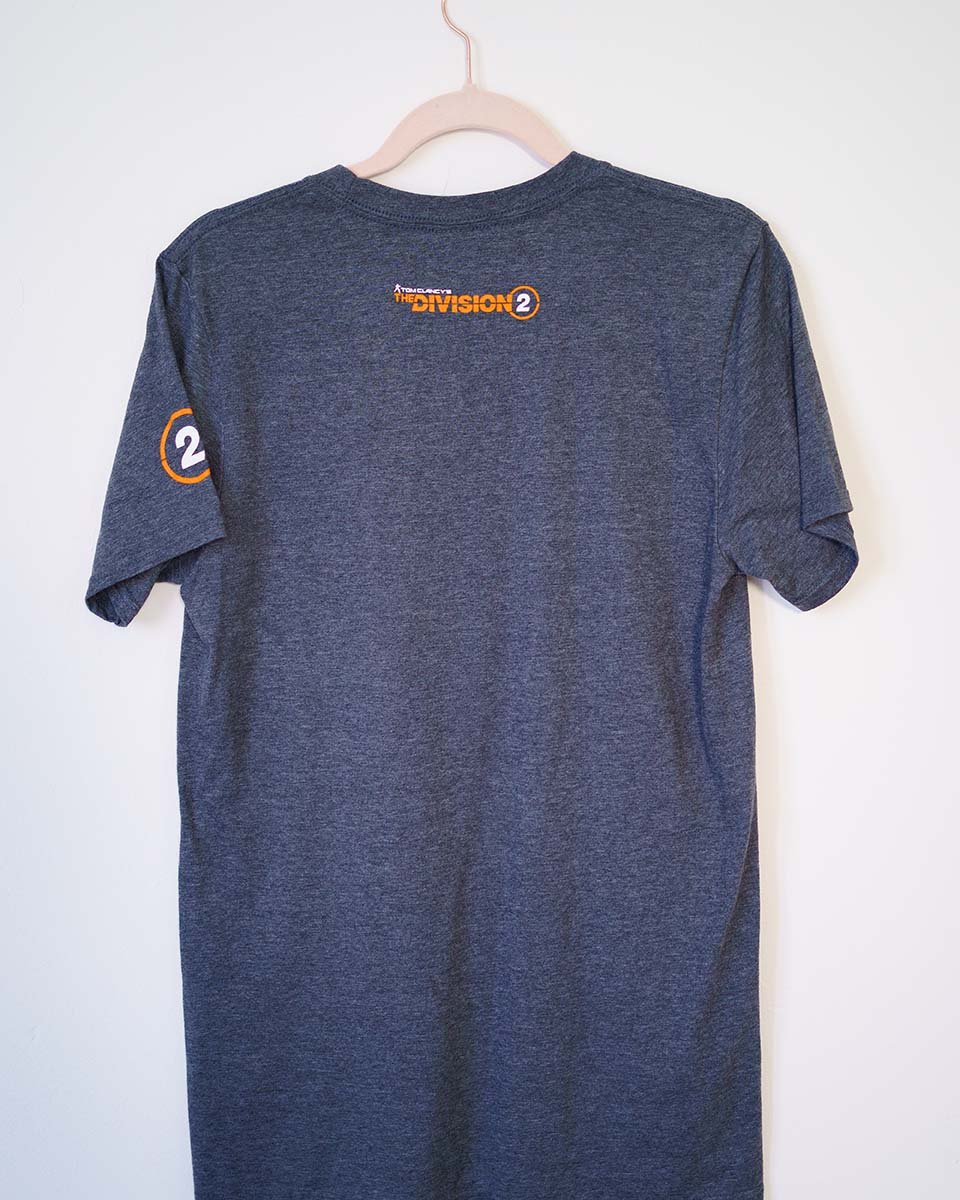 T-shirt nerd grigia “Strategic Homeland Division” Tom Clancy– Taglia M - abbigliamento vintage Rivesty