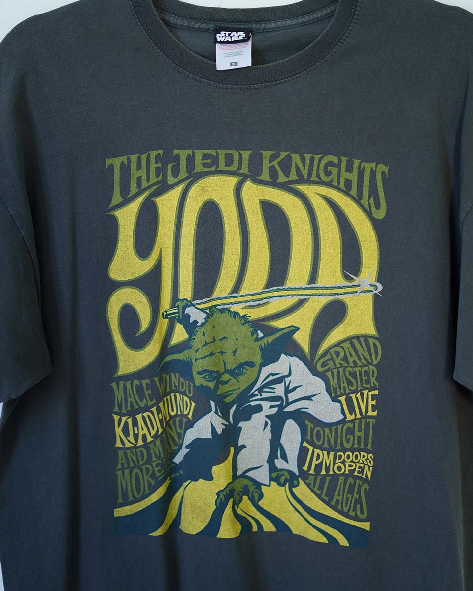 T-shirt Star Wars Yoda XL unisex – 100% cotone, edizione Jedi Knights - abbigliamento vintage Rivesty