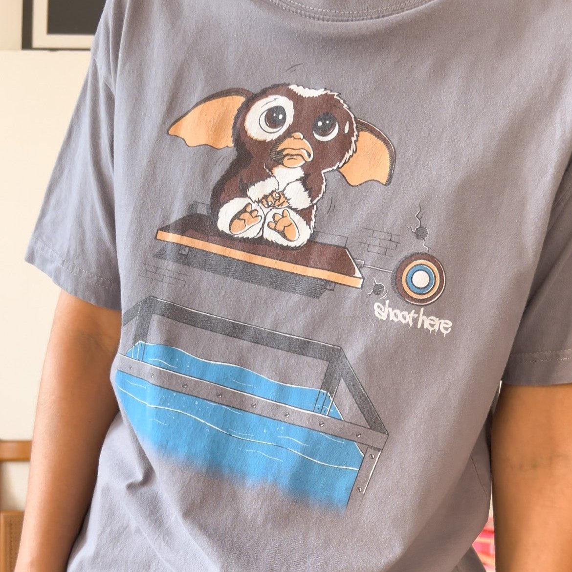 Tshirt Gizmo Gremlins Pampling L Unisex - abbigliamento vintage Rivesty