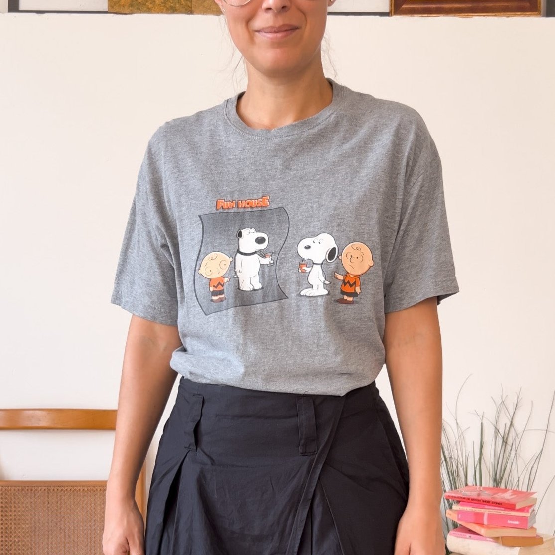 Tshirt Peanuts Snoopy Fun House Pampling L - abbigliamento vintage Rivesty
