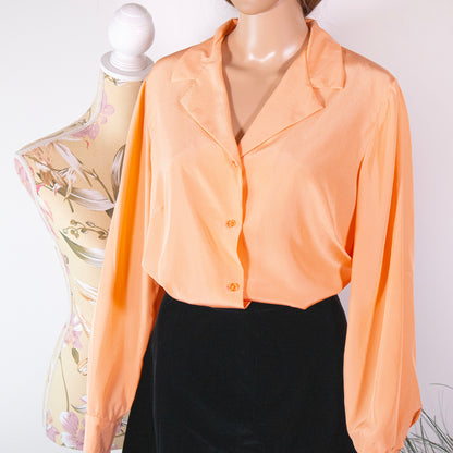 Camicia vintage sartoriale color salmone