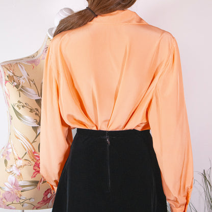 Camicia vintage sartoriale color salmone