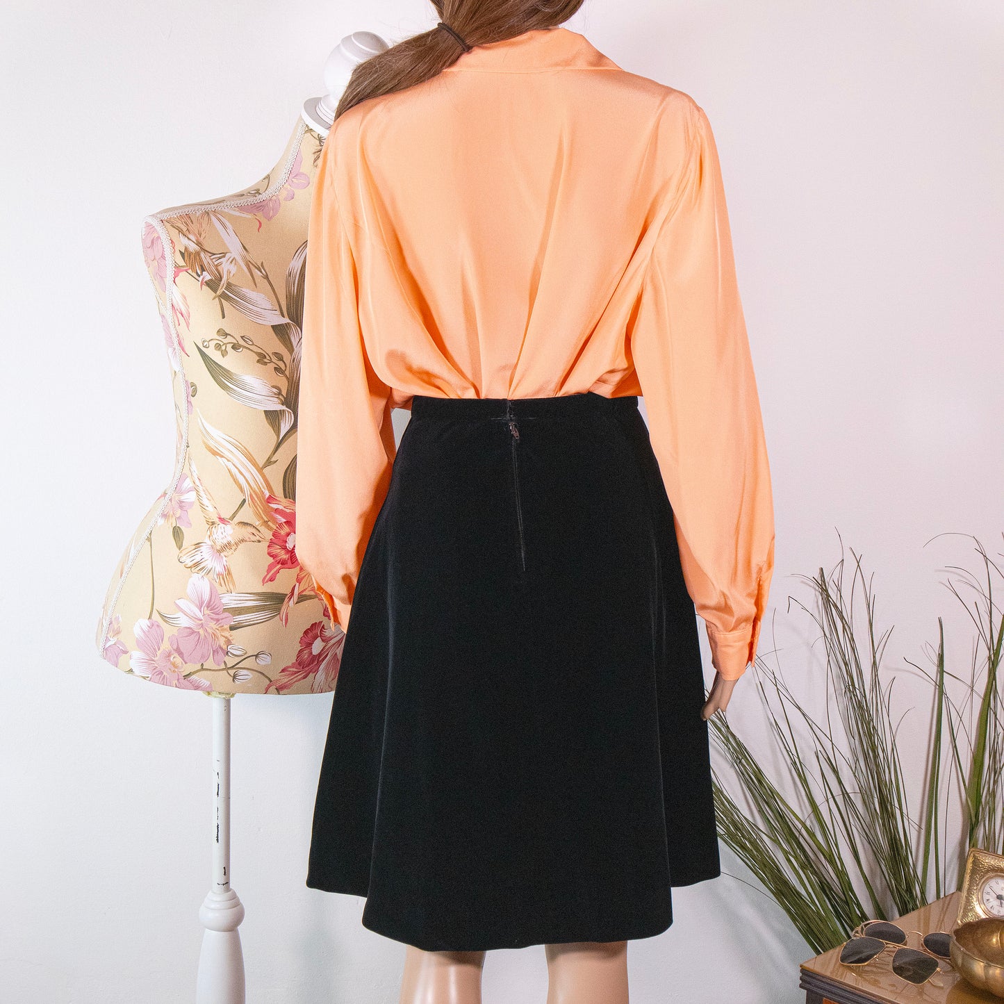 Camicia vintage sartoriale color salmone