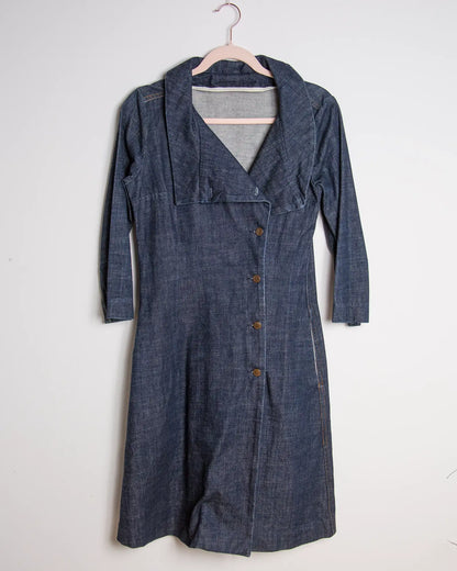 Cappottino denim donna robe-manteau Patty Shelabarger S