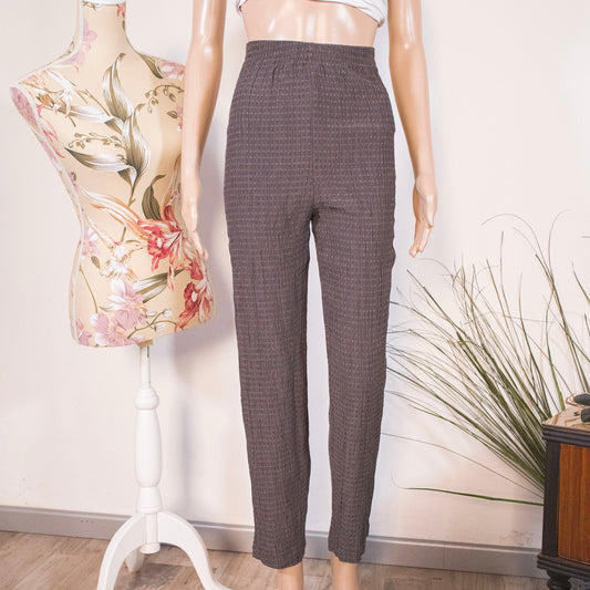 Pantaloni vintage stretti aderenti a vita alta Rivesty Vintage