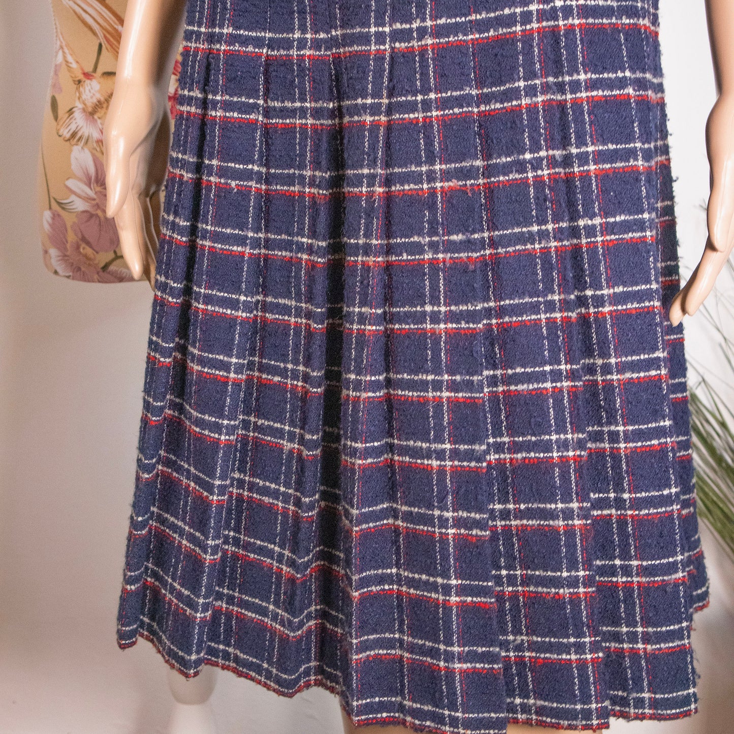 Gonna vintage plissettata tartan scozzese - Rivesty Vintage