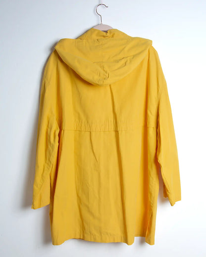 Parka giallo da donna leggero in cotone – Mary Anne Made in Italy