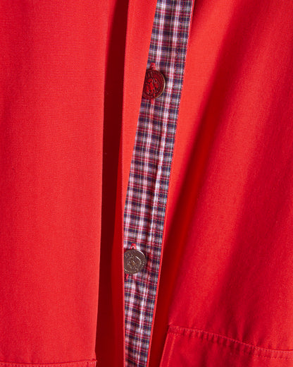 Trench rosso donna cotone taglia 42 – Made in Italy