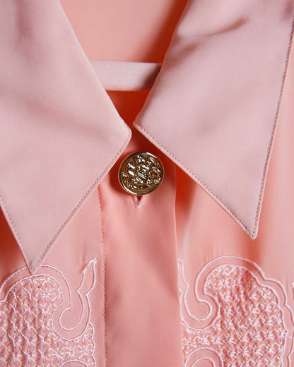 bottone dorato colletto camicia vintage
