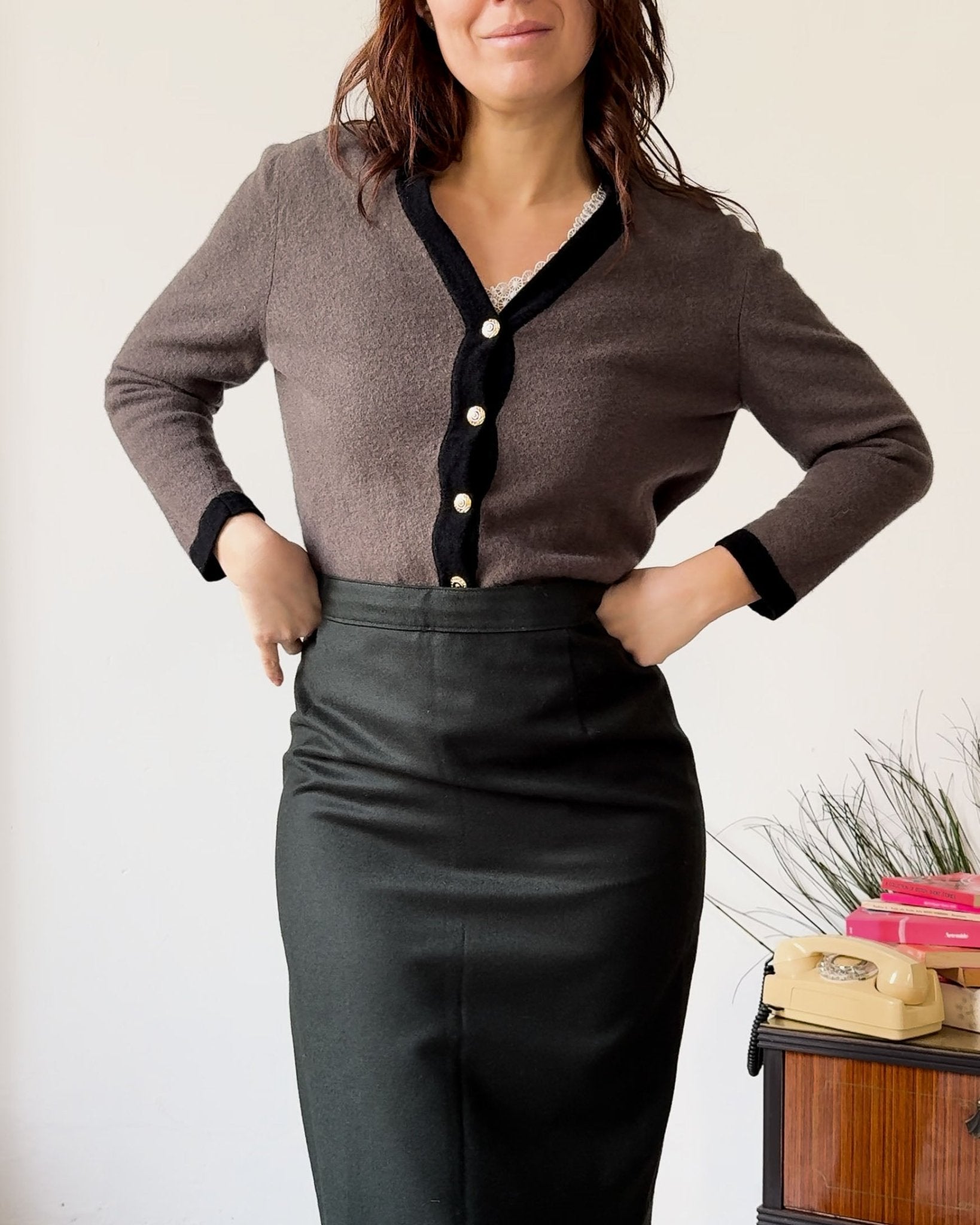Cardigan Vintage Luisa Spagnoli – Eleganza senza tempo - abbigliamento vintage Rivesty