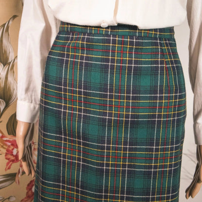 Gonna vintage scozzese - abbigliamento vintage Rivesty