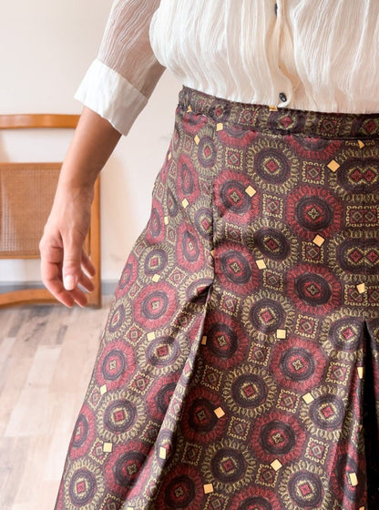 Gonna vintage seta mandala - abbigliamento vintage Rivesty
