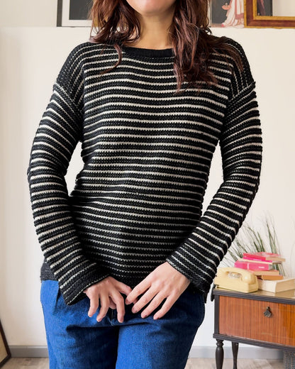 Maglia Vintage a Righe – Stile Iconico - abbigliamento vintage Rivesty