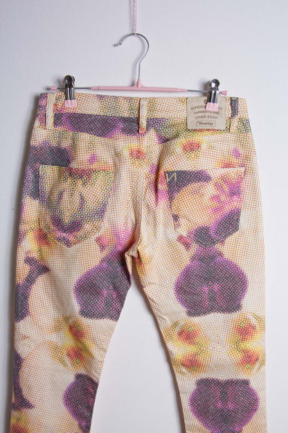 Pantaloni vintage November donna a vita bassa taglia 27 – Fantasia floreale anni 2000 | Rivesty Vintage - abbigliamento vintage Rivesty