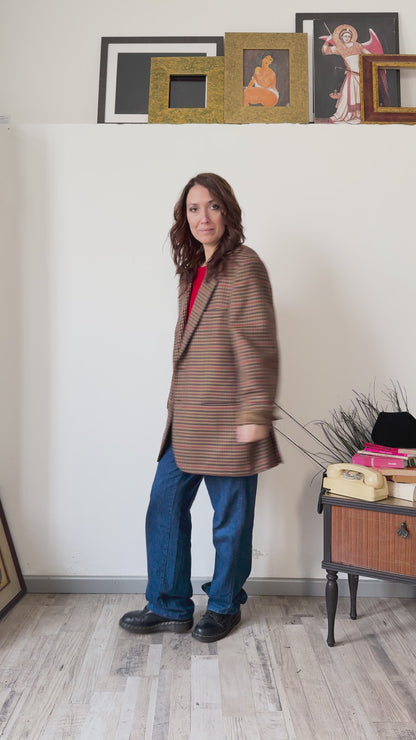 Blazer Vintage a Quadri – Oaks by Ferré - Rivesty Vintage