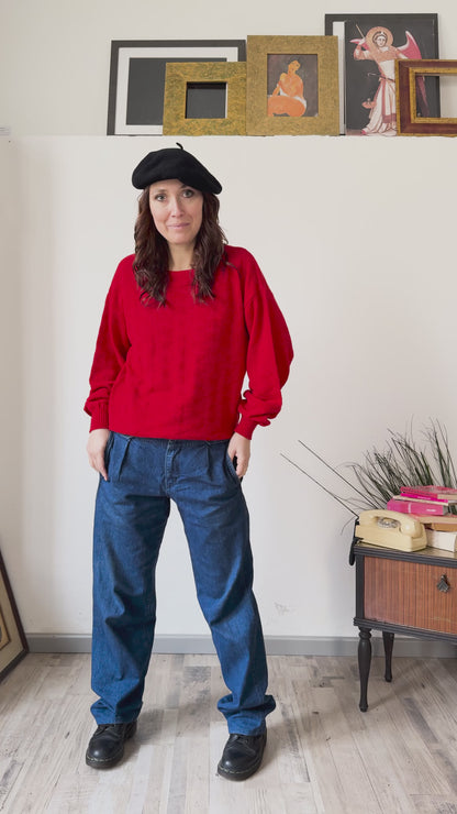 Maglia Vintage Rossa Aldo Bertolini
