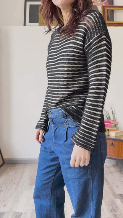 Maglia Vintage a Righe Stile Iconico