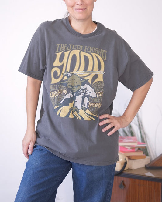 T-shirt Star Wars Yoda XL unisex – 100% cotone, edizione Jedi Knights - abbigliamento vintage Rivesty
